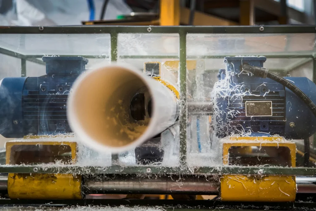 Processo di produzione tubi in plastica
