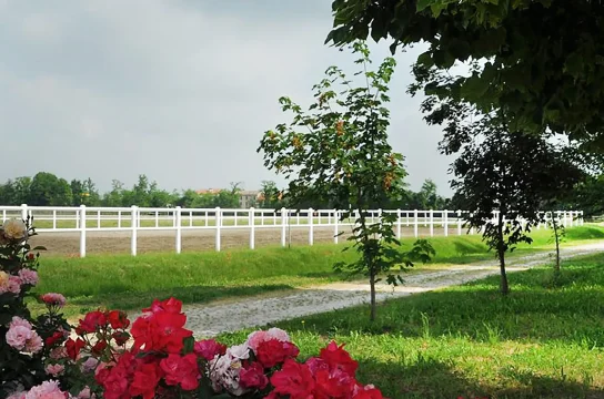 Recinzione pvc per cavalli